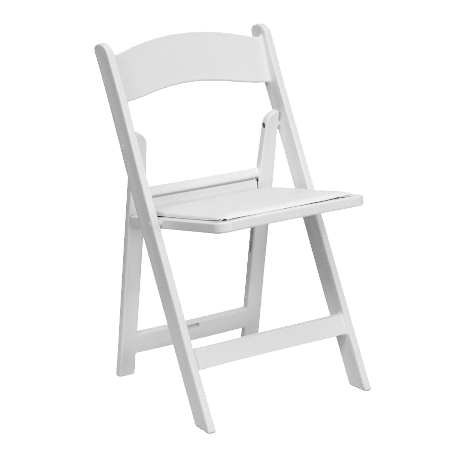 Resin Folding Chair White 